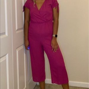Fuchsia jumpsuit
